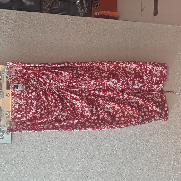 SHEIN VACATION SLIP DRAWSTRING SKIRT NWT - Picture 2 of 4